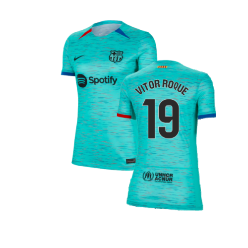 2023-2024 Barcelona Third Shirt (Ladies) (Vitor Roque 19)