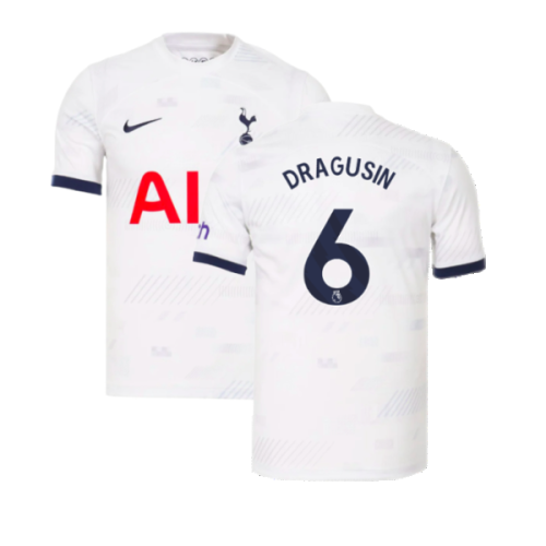 2023-2024 Tottenham Hotspur Home Shirt (Dragusin 6)