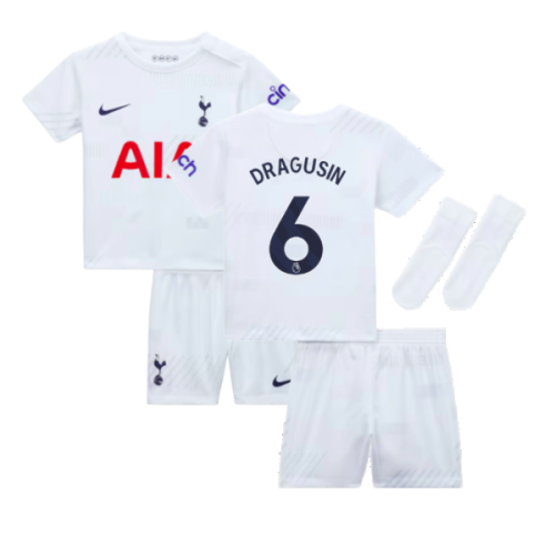 2023-2024 Tottenham Home Infants Baby Kit (Dragusin 6)