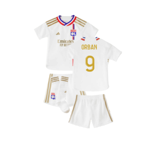 2023-2024 Olympique Lyon Home Mini Kit (Orban 9)