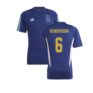 2023-2024 Ajax Training Jersey (Navy) (Henderson 6)