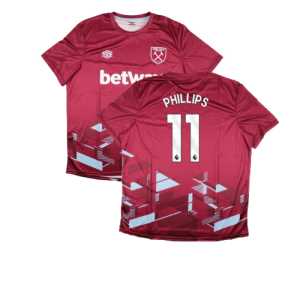 2023-2024 West Ham Warm Up Jersey (Claret) (Phillips 11)