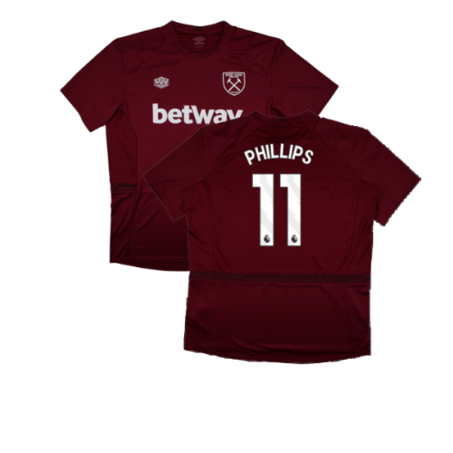 2023-2024 West Ham Training Jersey (Claret) (Phillips 11)