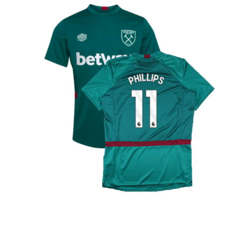 2023-2024 West Ham Training Jersey (Alexanderite) (Phillips 11)