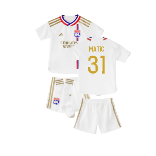 2023-2024 Olympique Lyon Home Mini Kit (Matic 31)