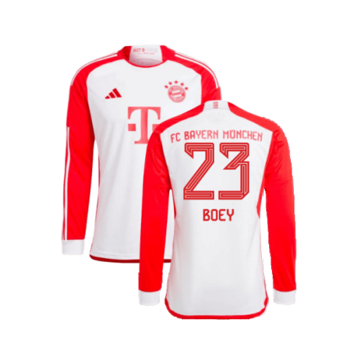 2023-2024 Bayern Munich Long Sleeve Home Shirt (Boey 23)