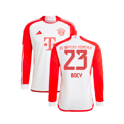 2023-2024 Bayern Munich Long Sleeve Home Shirt (Kids) (Boey 23)