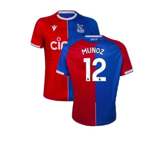 2023-2024 Crystal Palace Home Shirt (Kids) (MUNOZ 12)