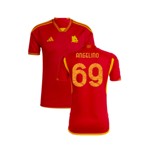 2023-2024 AS Roma Home Shirt (Angelino 69)