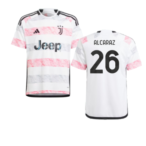 2023-2024 Juventus Away Shirt (Kids) (Alcaraz 26)