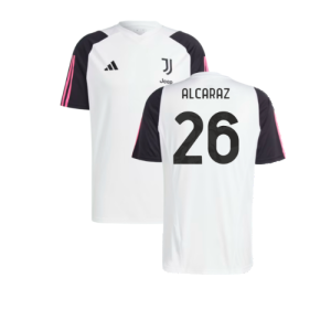 2023-2024 Juventus Training Shirt (White) (Alcaraz 26)