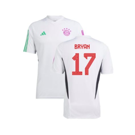 2023-2024 Bayern Munich Training Shirt (White) (Bryan 17)