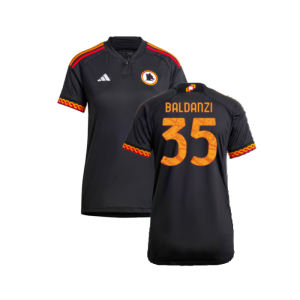 2023-2024 Roma Third Shirt (Womens) (Baldanzi 35)