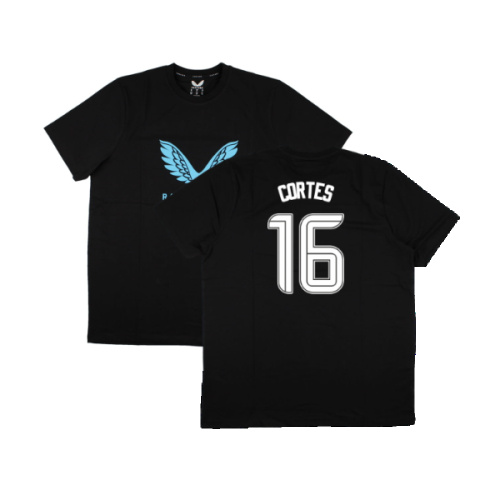 2023-2024 Rangers Players Travel Logo Tee (Black) (Cortes 16)