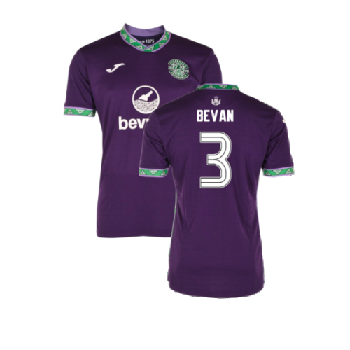 2023-2024 Hibernian Away Shirt (Bevan 3)