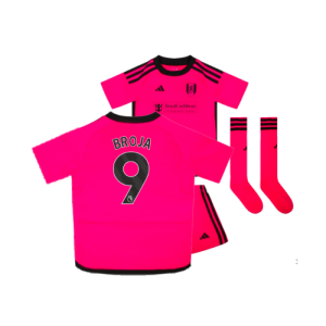 2023-2024 Fulham Away Little Boys Mini Kit (Broja 9)