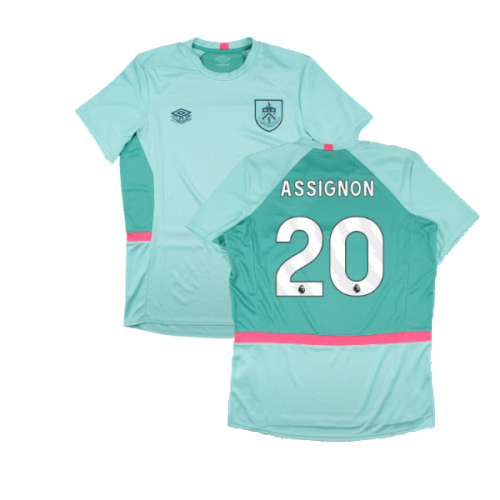 2023-2024 Burnley Training Jersey (Aqua) (Assignon 20)