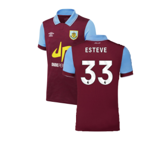 2023-2024 Burnley Home Shirt (Kids) (Esteve 33)