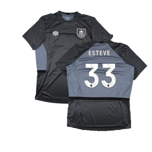 2023-2024 Burnley Training Jersey (Carbon) (Esteve 33)