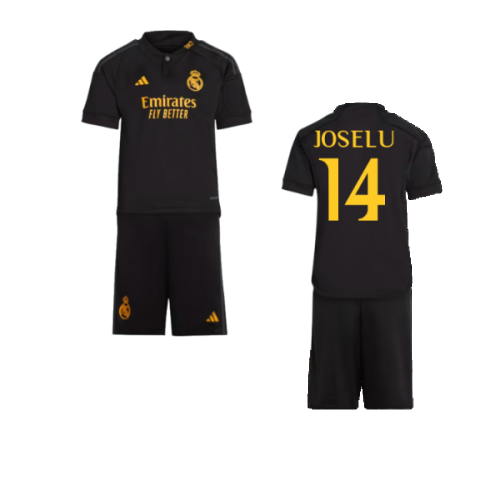 2023-2024 Real Madrid Third Mini Kit (Joselu 14)