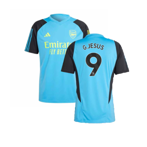 2023-2024 Arsenal Training Jersey (Pulse Blue) (G.Jesus 9)