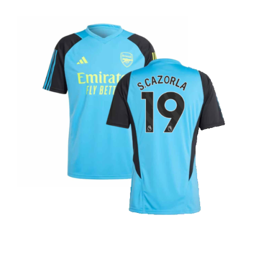 2023-2024 Arsenal Training Jersey (Pulse Blue) (S.Cazorla 19)