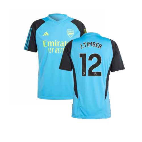 2023-2024 Arsenal Training Jersey (Pulse Blue) - Ladies (J.Timber 12)