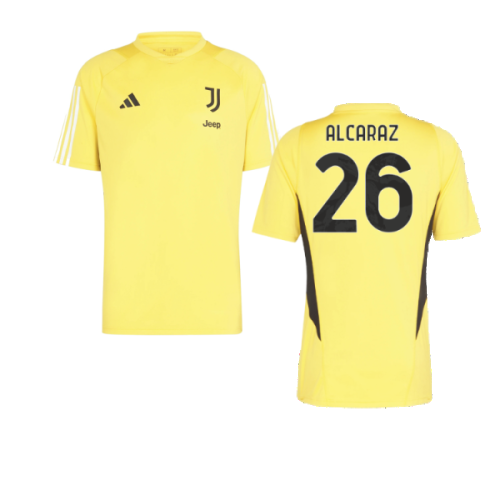 2023-2024 Juventus Training Shirt (Bold Gold) (Alcaraz 26)