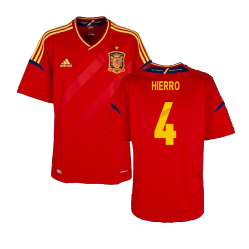 2012-2013 Spain Home Shirt (Hierro 4)