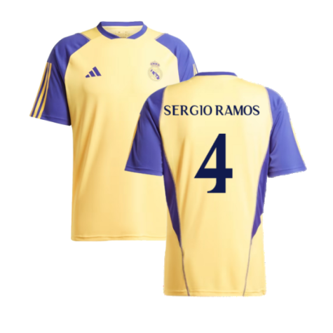 2023-2024 Real Madrid Training Shirt (Spark) (Sergio Ramos 4)