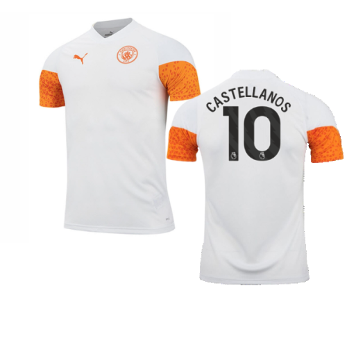 2023-2024 Man City Training Jersey (Marble) (Castellanos 10)