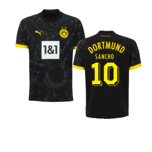 2023-2024 Borussia Dortmund Away Shirt (Sancho 10)