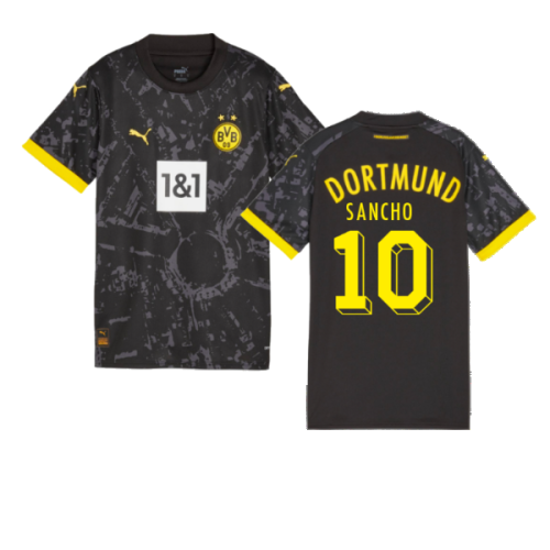 2023-2024 Borussia Dortmund Away Shirt (Ladies) (Sancho 10)