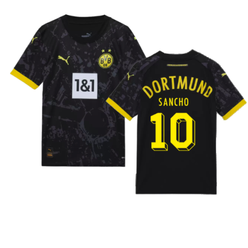 2023-2024 Borussia Dortmund Away Shirt (Kids) (Sancho 10)