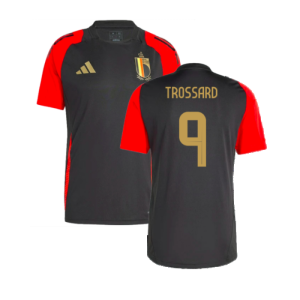 2024-2025 Belgium Training Jersey (Black) (Trossard 9)