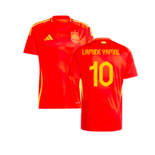 2024-2025 Spain Home Shirt (Lamine Yamal 10)