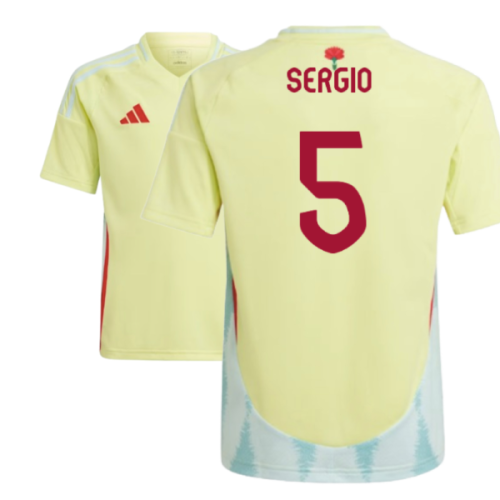2024-2025 Spain Away Shirt (Kids) (Sergio 5)
