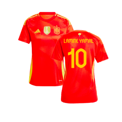 2024-2025 Spain Home Shirt (Ladies) (Lamine Yamal 10)