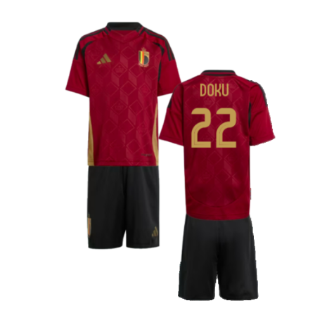 2024-2025 Belgium Home Mini Kit (Doku 22)