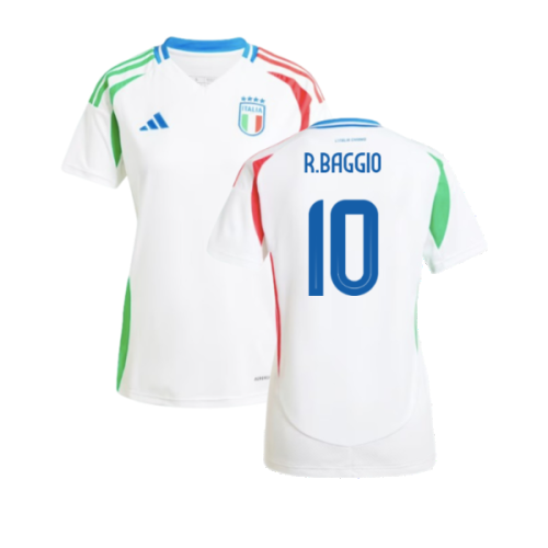 2024-2025 Italy Away Shirt (Ladies) (R.BAGGIO 10)