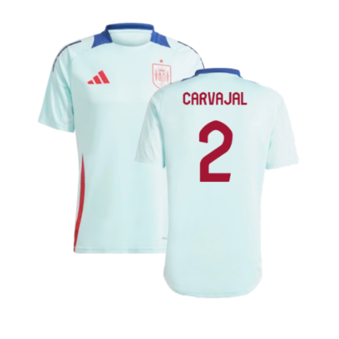 2024-2025 Spain Training Jersey (Halo Mint) (Carvajal 2)