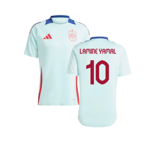 2024-2025 Spain Training Jersey (Halo Mint) (Lamine Yamal 10)