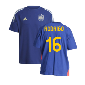 2024-2025 Spain Training Tee (Blue) (Rodrigo 16)