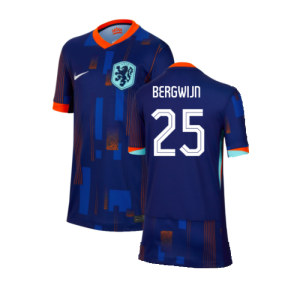 2024-2025 Netherlands Away Shirt (Kids) (Bergwijn 25)