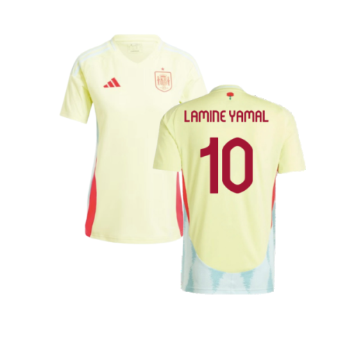 2024-2025 Spain Away Shirt (Ladies) (Lamine Yamal 10)