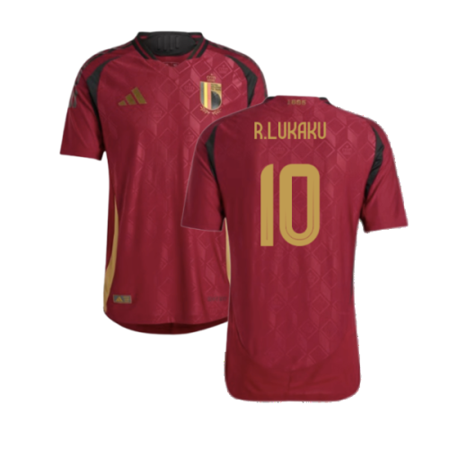 2024-2025 Belgium Authentic Home Shirt (R.Lukaku 10)