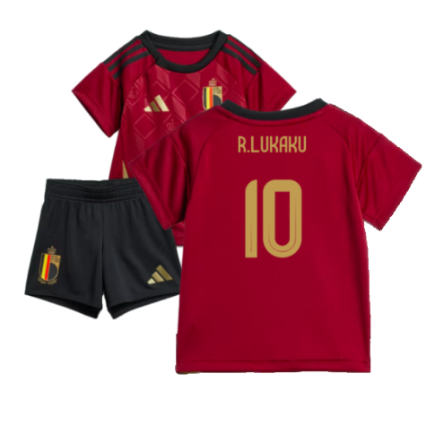 2024-2025 Belgium Home Baby Kit (R.Lukaku 10)