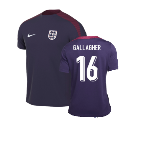 2024-2025 England Strike Training Shirt (Purple Ink) (Gallagher 16)