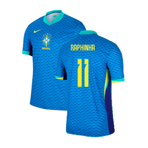 2024-2025 Brazil Away Dri-Fit ADV Match Shirt (Raphinha 11)