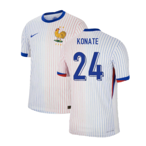 2024-2025 France Away Dri-ADV Match Shirt (Konate 24)